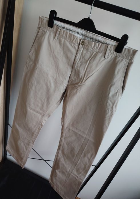 Bar Harbour beżowe spodnie męskie 100% bawełna XL