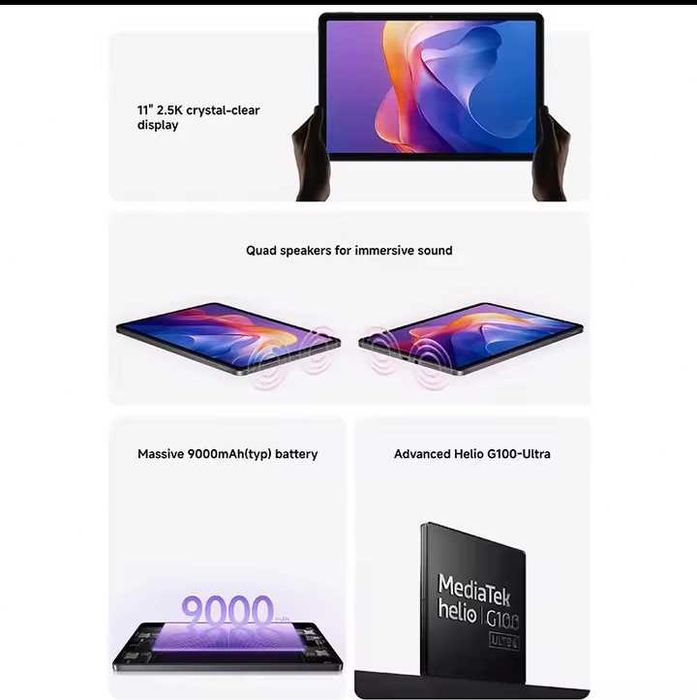 Tablet Xiaomi Redmi Pad 2 8/256 Szary NOWY