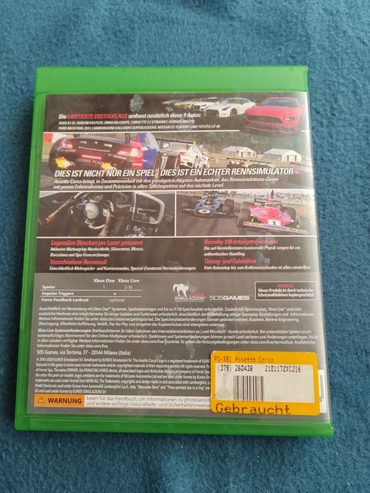 Assetto Corsa limited edition xbox one s x series