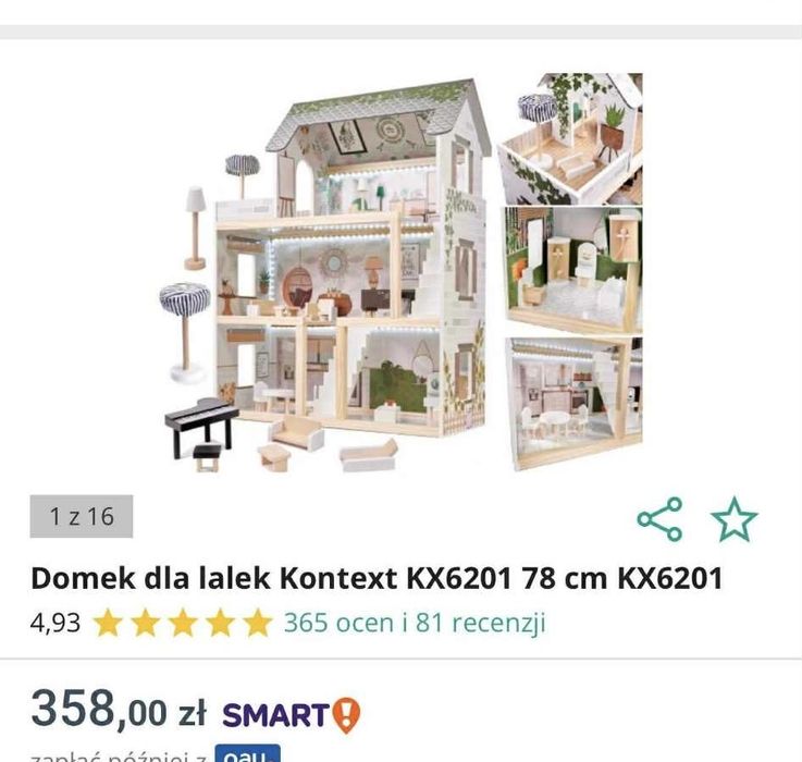 Domek dla lalek nowy