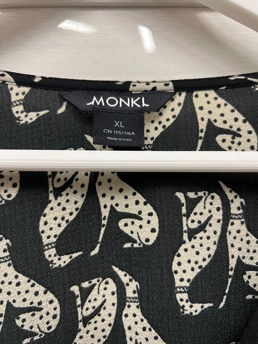 Плаття туніка  більшого розміру з цікавим принтом