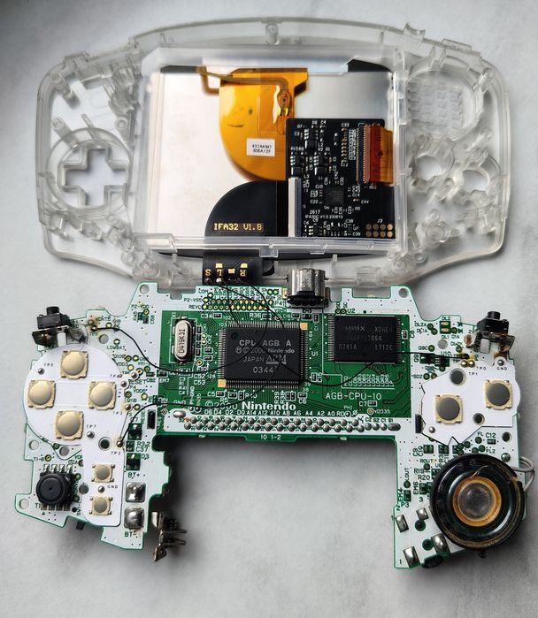 Gameboy Advance Ips 3.0 M2 funny playing GBA
