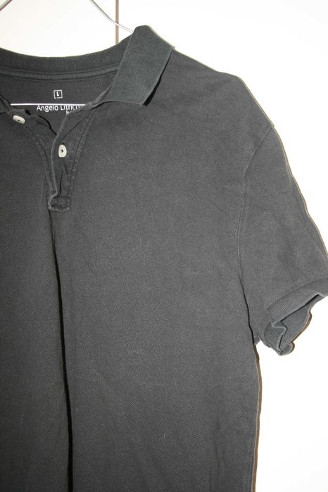 Polo Manga Curta Preto C&A