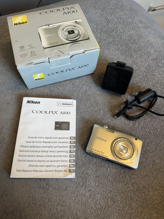 Aparat Cyfrowy Nikon Coolpix A100 jak nowy viral 20mpx analog piekne