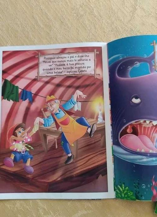 Coleção de 4 livros com Contos clássicos ilustrados