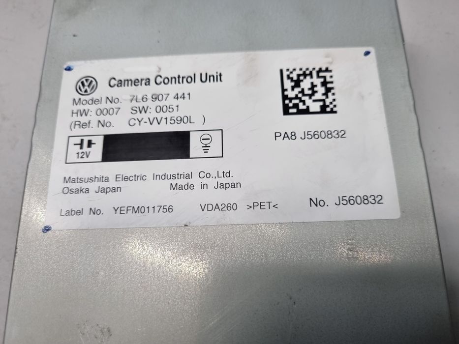vw touareg 7L moduł sterownik kamery cofania