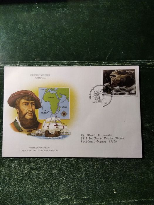 1998 FDC 500 Anos da Descoberta do Caminho Marítimo para a Índia