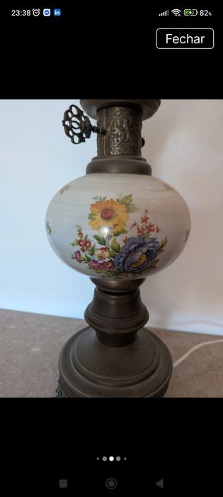 Candeeiro de mesa, estilo vintagr