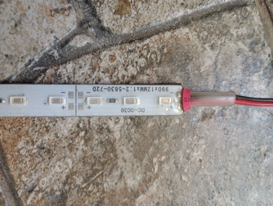 Новая светодиодная LED подсветка длина 50 см цена за две