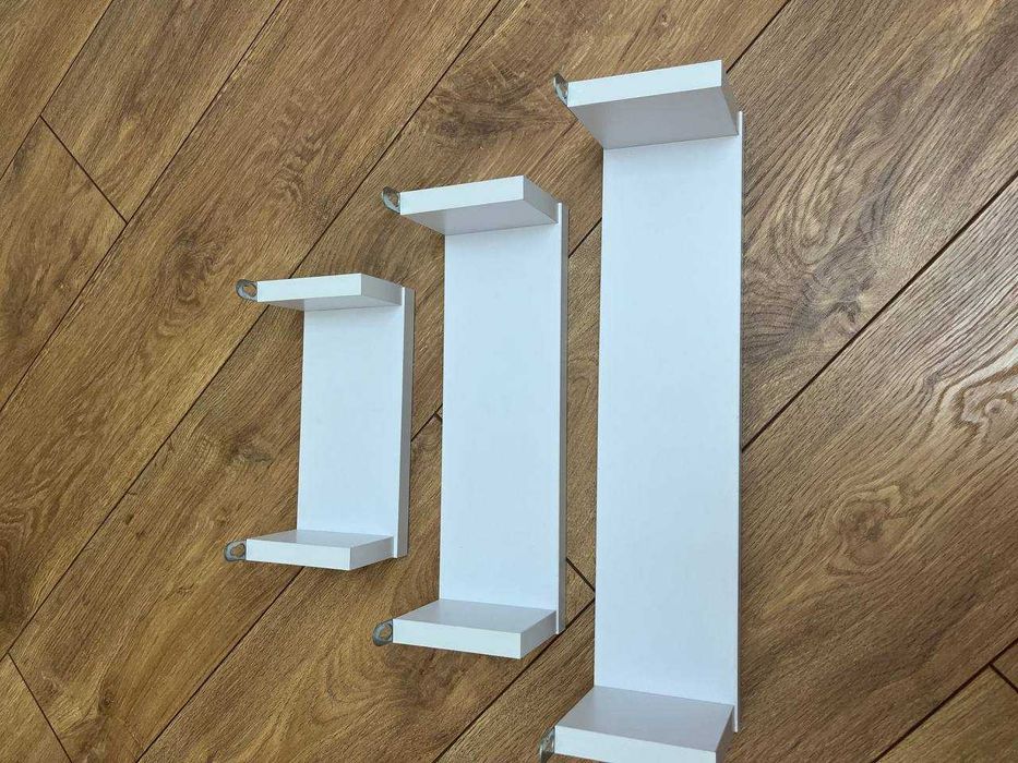 Полка навісна біла (3 шт)