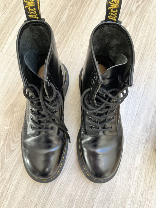 Martensy skórzane 1460 Black Smooth - buty Dr Martens