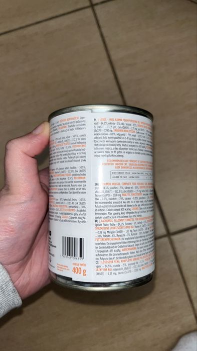 Karma dla kota łosoś John Dog