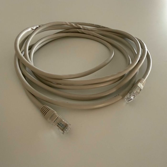 Cabo de Rede Ethernet RJ45 Branco
