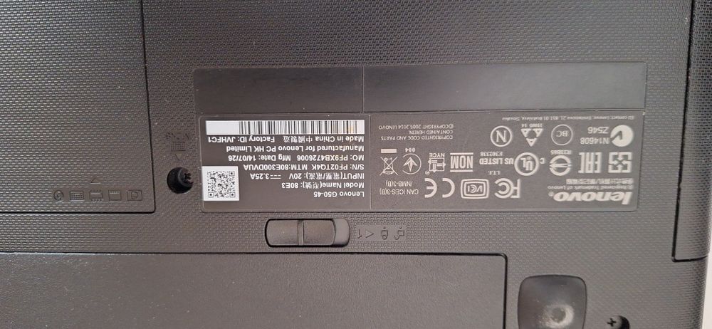 Ноутбук Lenovo G50-45 AMD A6-6310