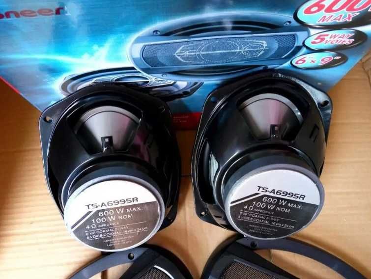 Автоакустика Пионер 600вт овалы динамики в авто колонки в машину
