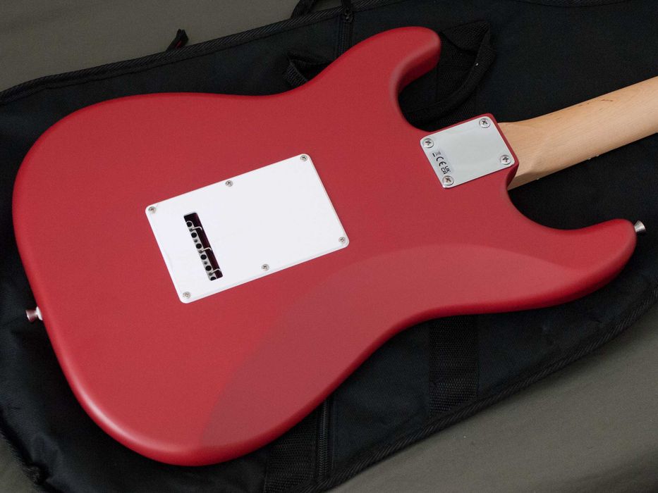 Squier Stratocaster + Seymour Duncan SSL-4 Quarter Pound + Saco Gator