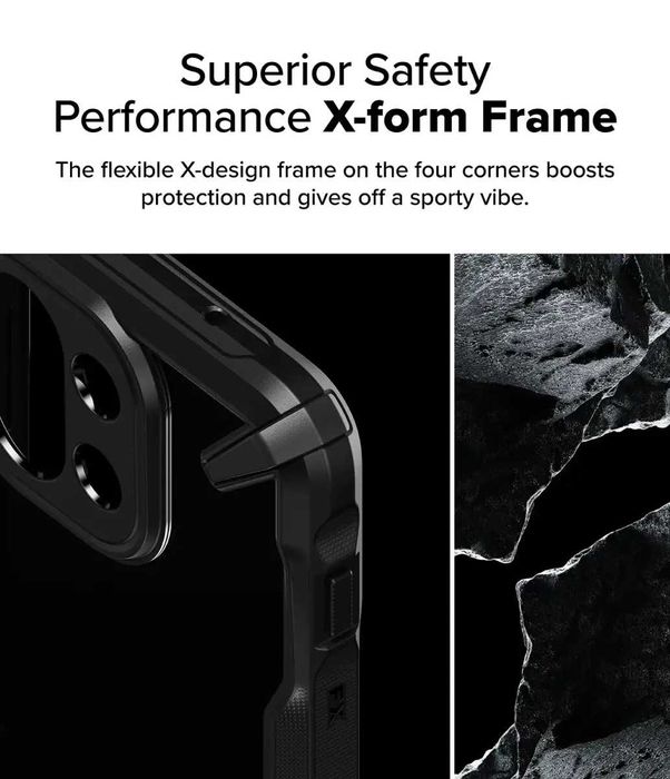 Чехол Ringke Fusion X для OnePlus 13S/13T Black