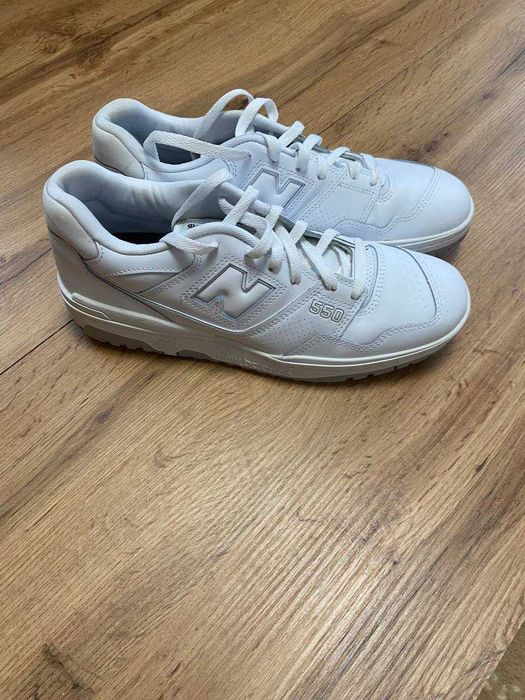New Balance 550 оригінал 44.5 розмір | білі шкіряні кросівки NB 550