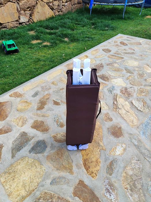 cama de viagem bebé com colchão (de viagem dobrável)