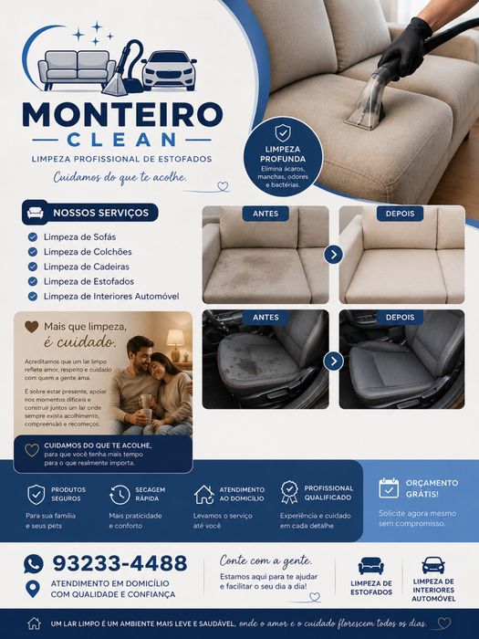 Limpeza de Estofos