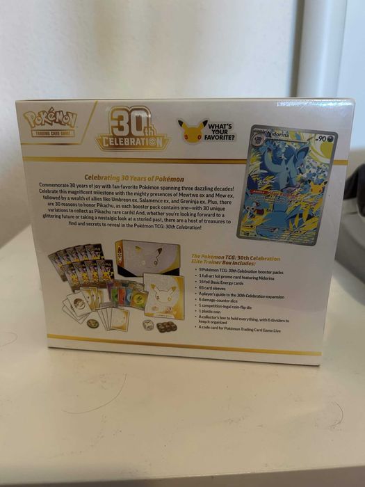 Pokemon 30th Anniversary ETB (ELITE TRAINER BOX)