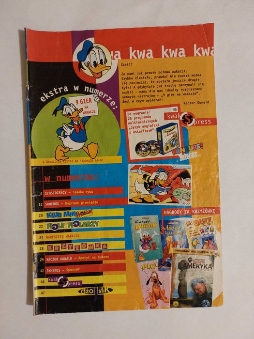 Kaczor Donald numer 29 rok 2001