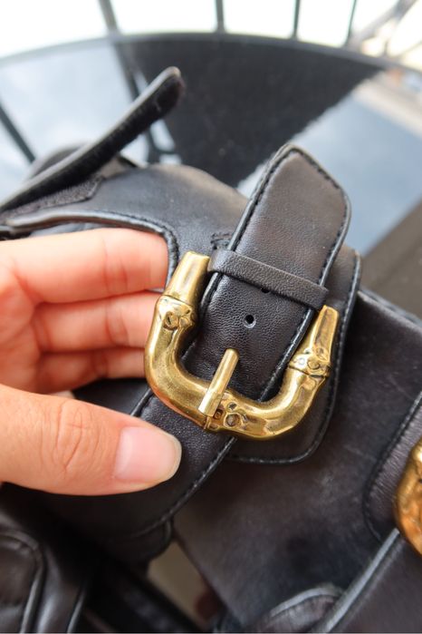 Кожаные босоножки Massimo dutti