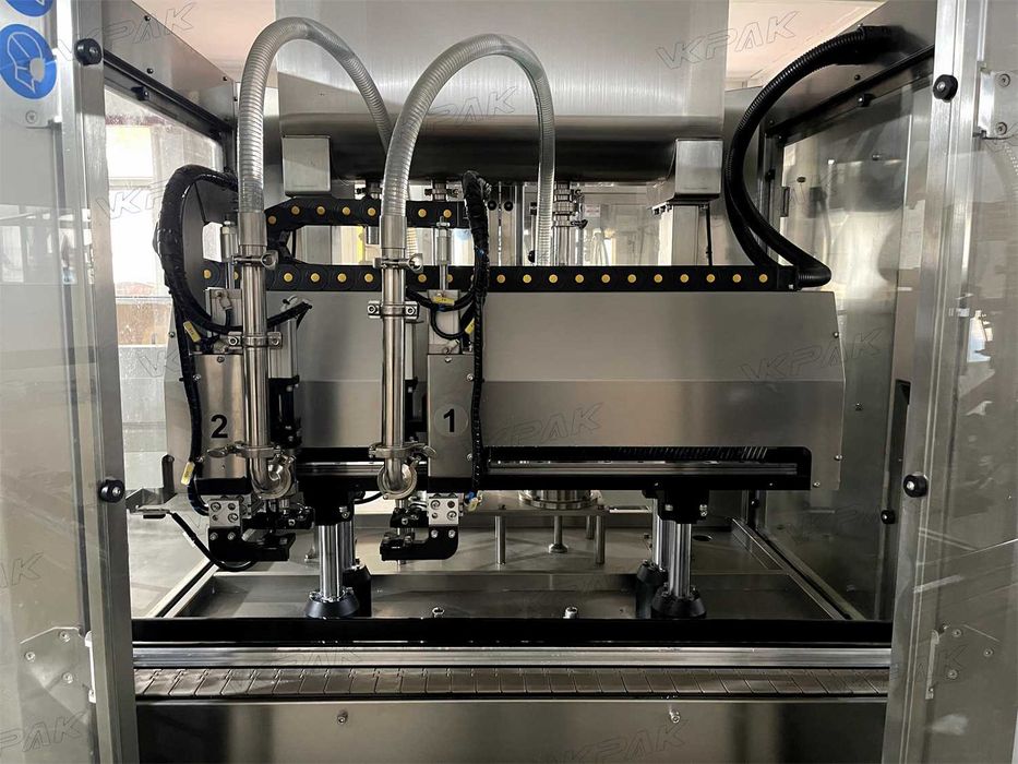 Máquina automática de enchimento de garrafas de pasta de molho de mel