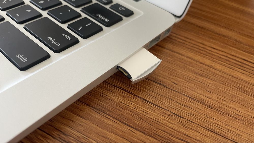 Adaptador de cartão TF micro-SD para macbook