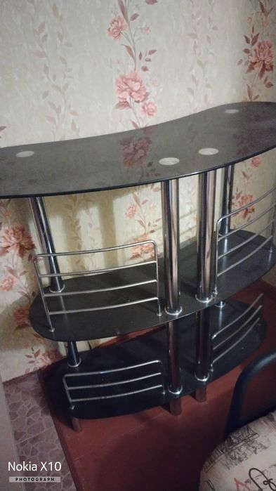 Барна стійка скляна