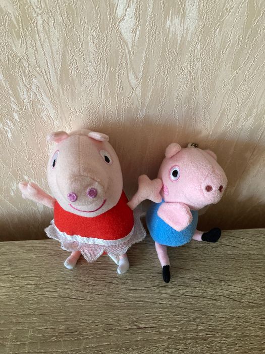 Мягкі іграшки Пеппа і Джордж, щенячий патруль