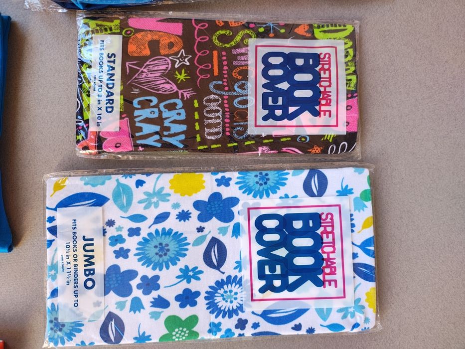 Otulacz materiałowa okładka book cover Jumbo Stretchable na książkę