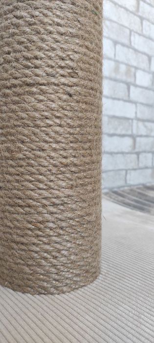 Drapak dla kota 70 cm - ręcznie robiony, naturalna lina jutowa