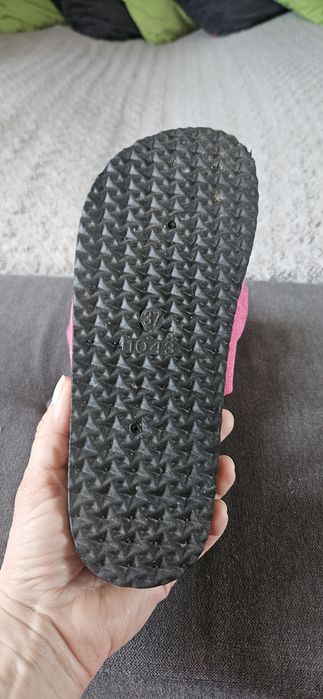 Klapki letnie różowe rozmiar 37