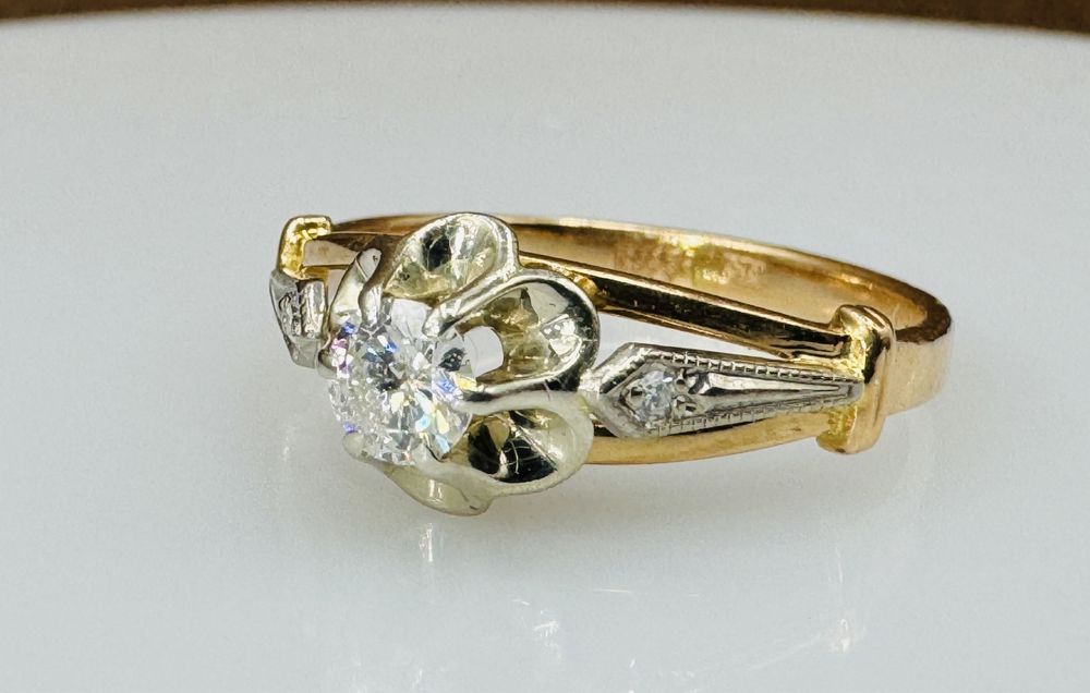 Кольцо с бриллиантами 583