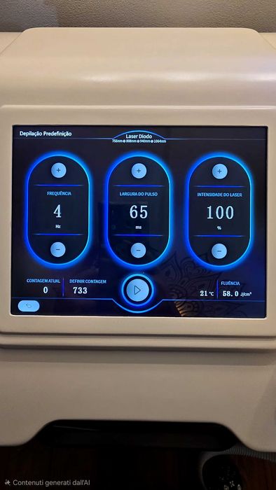 Alugo máquina depilação laser 4 ondas