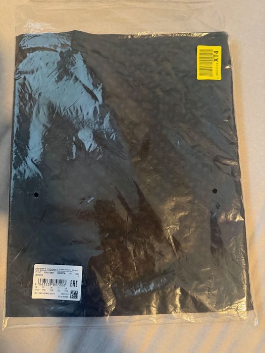 Szal Boss Hugo Boss czarny bawełna + wełna