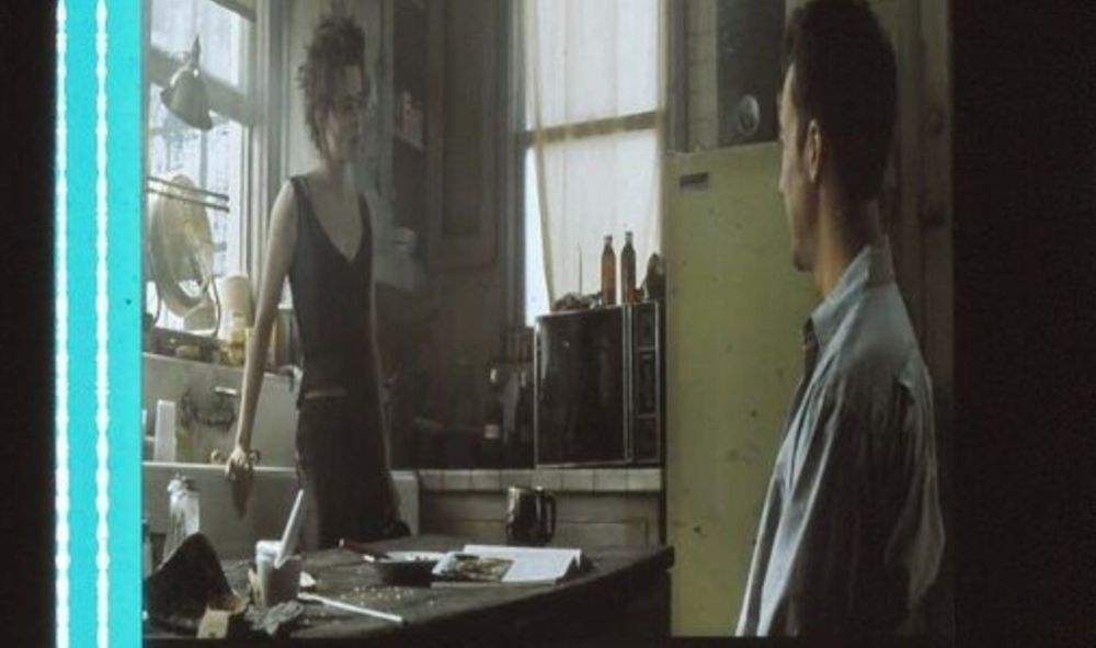 Fotogramas em película 35mm do filme culto FIGHT CLUB