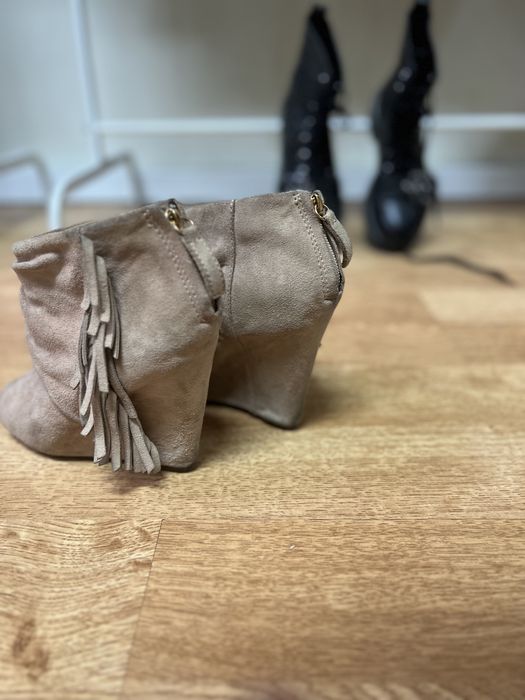 Botim com franja MANGO