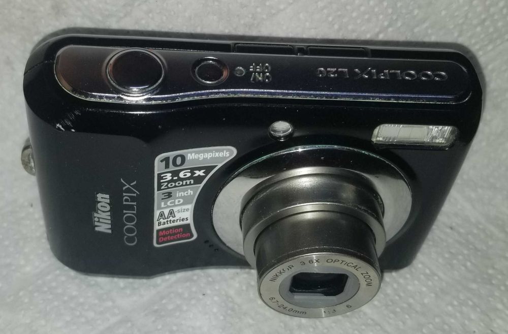 Фотоаппарат Nikon Coolpix L20,рабочий статуэт sharp