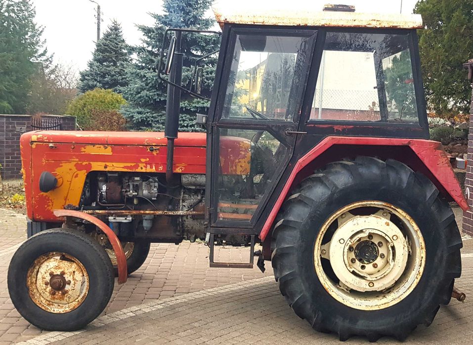 Ursus C-360, C355, C4011 Zarejestrowany, opony tylne 85% + nowa maska