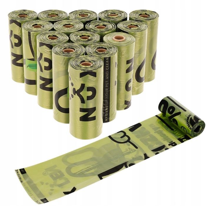 Bio Worki Woreczki Na Psie Odchody Kupy Psa 225szt Biodegradowalne Eco