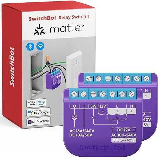 SwitchBot Relay Switch – inteligentny przekaźnik z Matter i Bluetooth