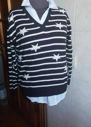 Теплий приємний жіночий джемпер marks&spencer, р.14-16