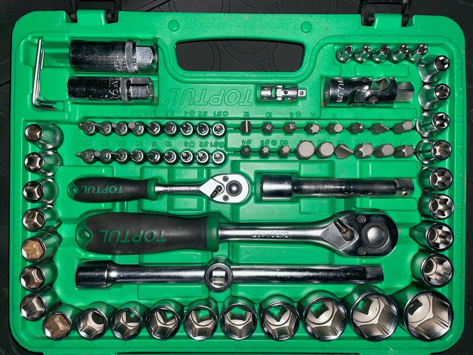 Набір інструментів Toptul 1/4" і 1/2" (12-гр.) 108 предметів