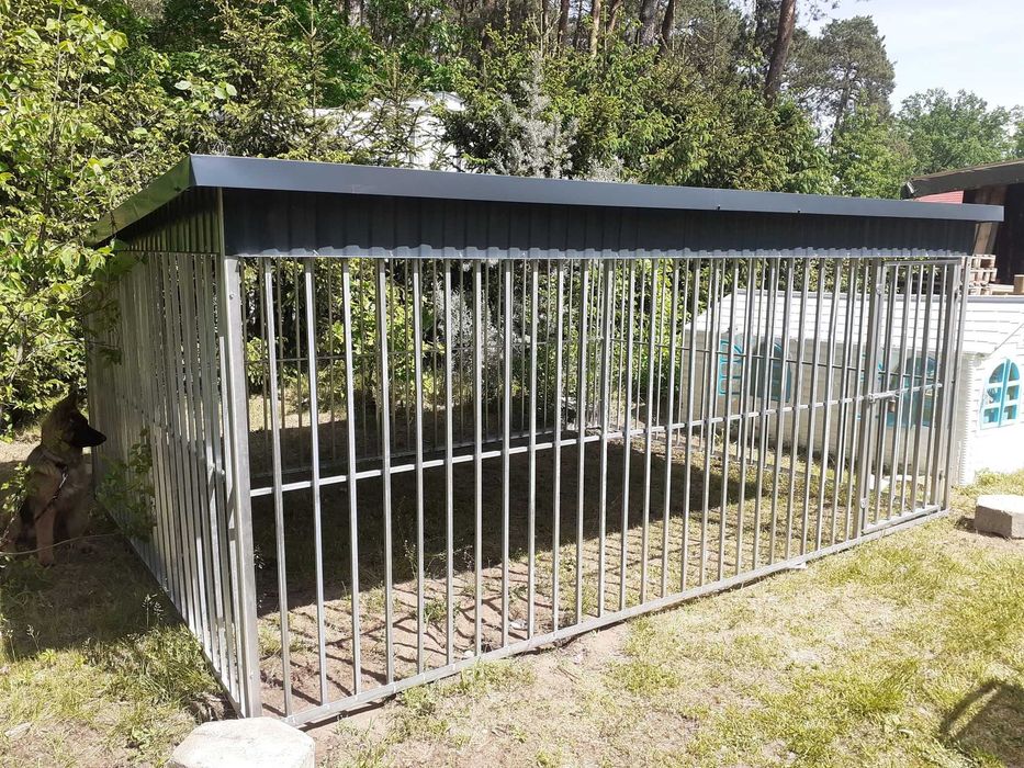 Kojec dla psa NERO 4x3 Mocna Konstrukcja Ocynk