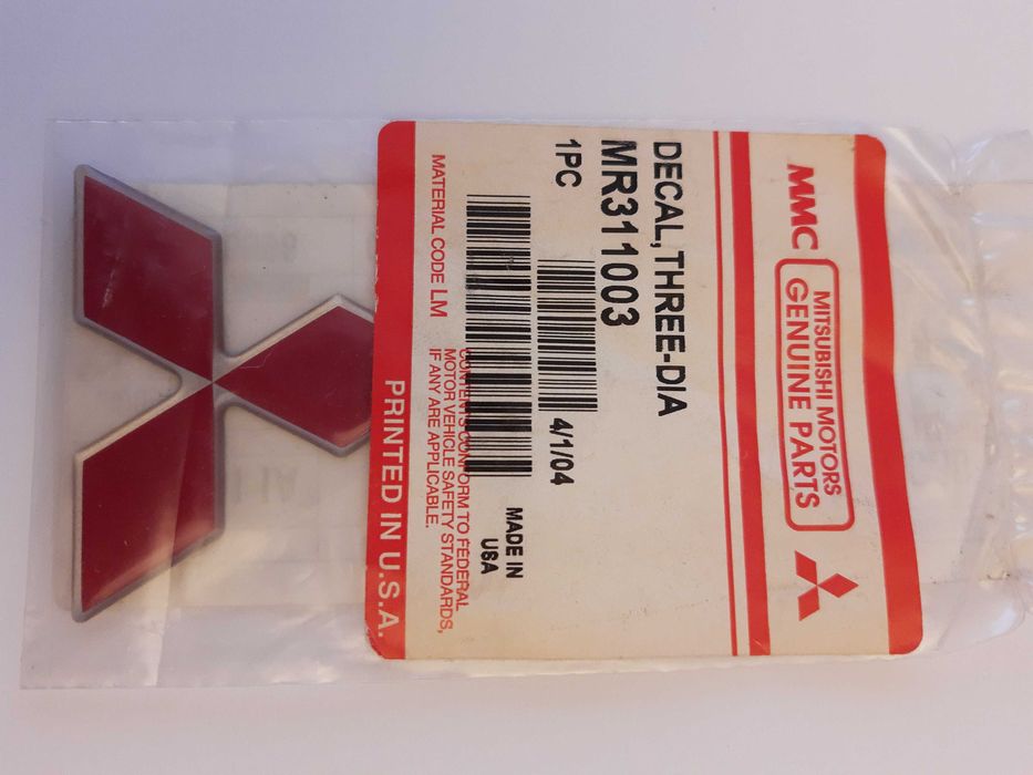 Oryginalny Znaczek/Emblemat Logo Mitsubishi MR311003