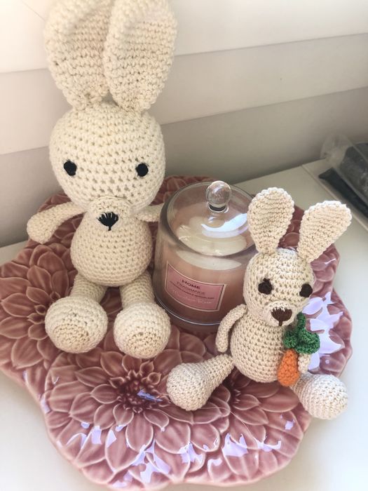 Coelhinhos croché fonfi