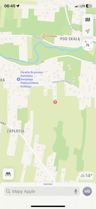 Działka 20 arowa - Głowienka