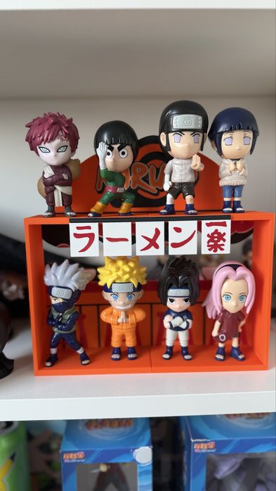 Coleção Naruto Burguer King + expositor